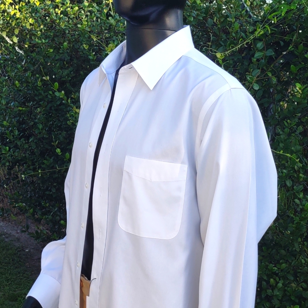 DANIEL CREMEIUX MEN''S SLIM CUT 100% PURE PIMA LUXURY COTTON DRESS SHIRT